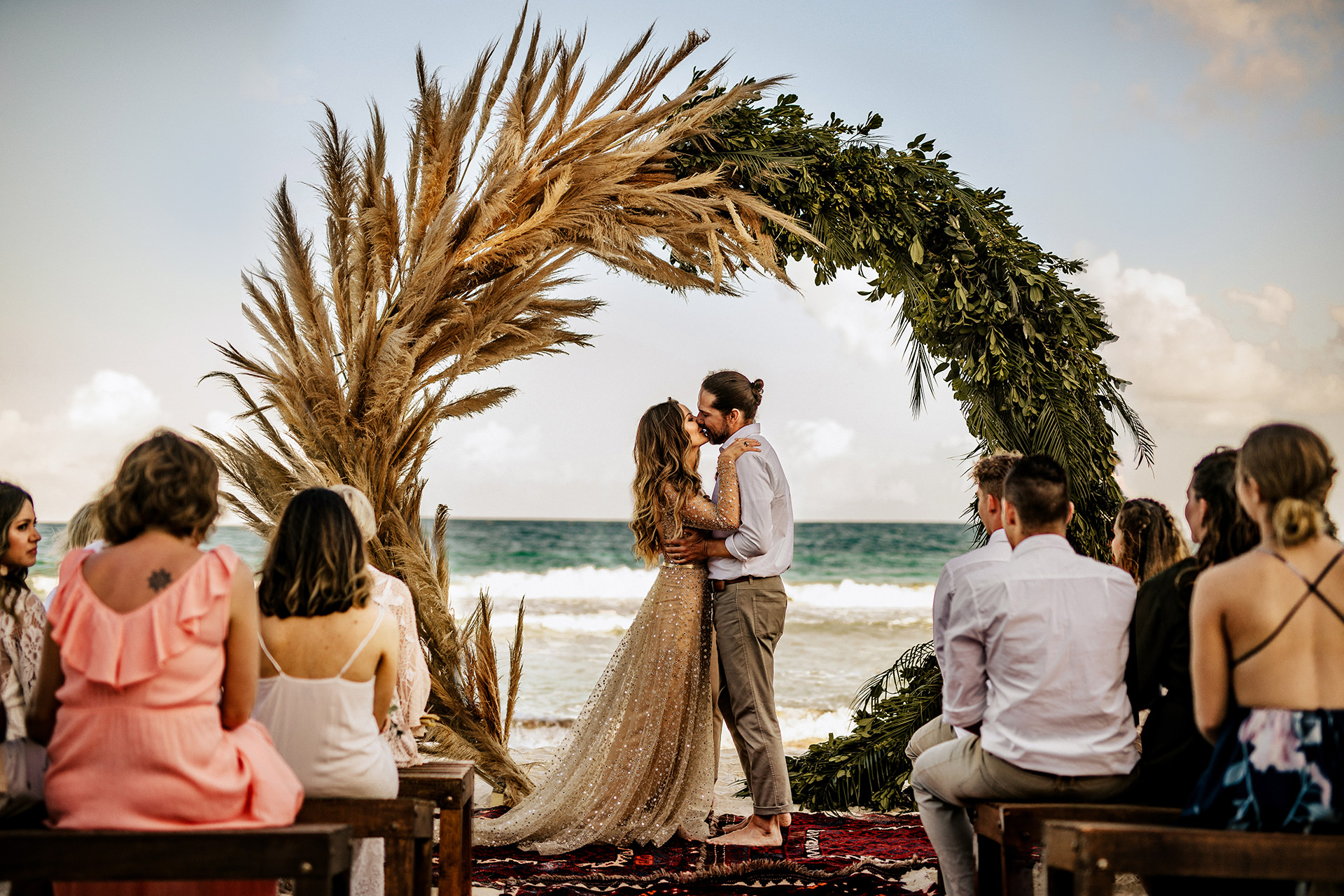 tulum wedding photographer nest mexico beach wedding