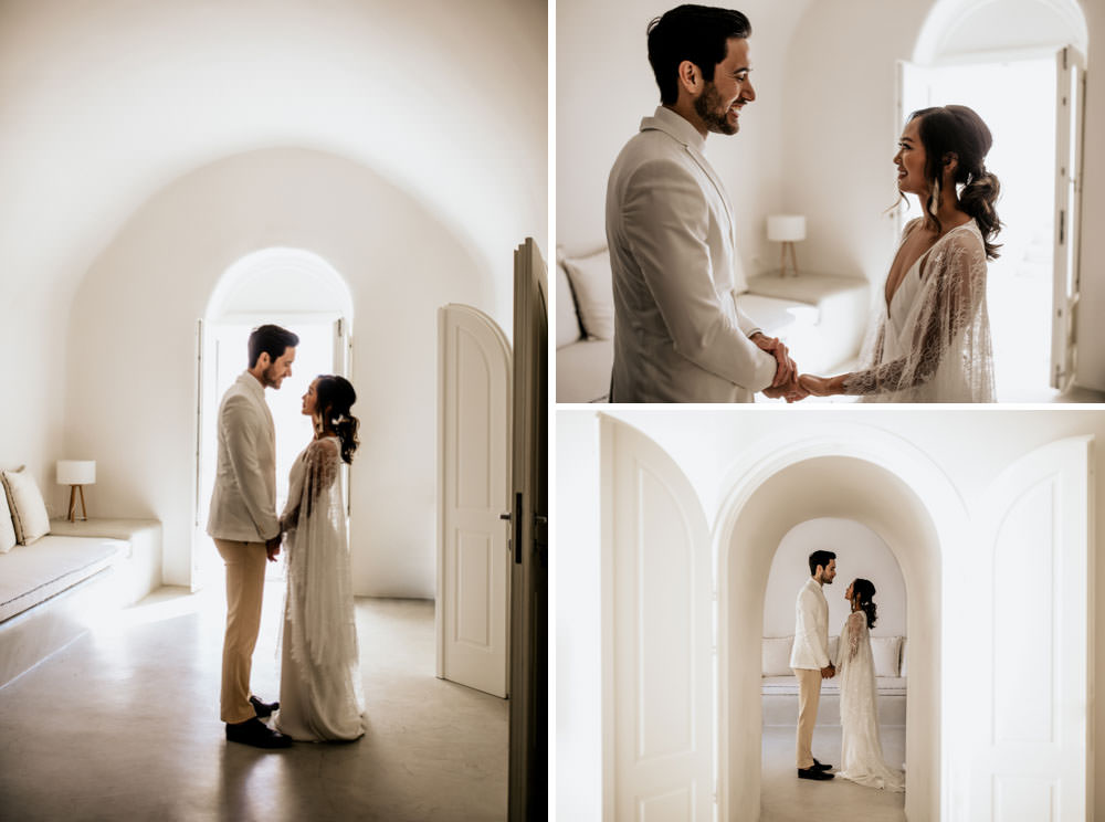 Santorini Elopement Photographer Videographer