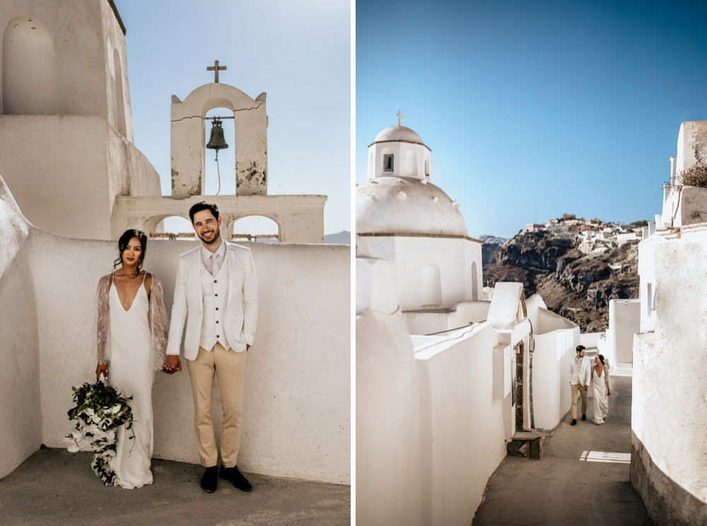 Santorini Elopement Photographer Videographer