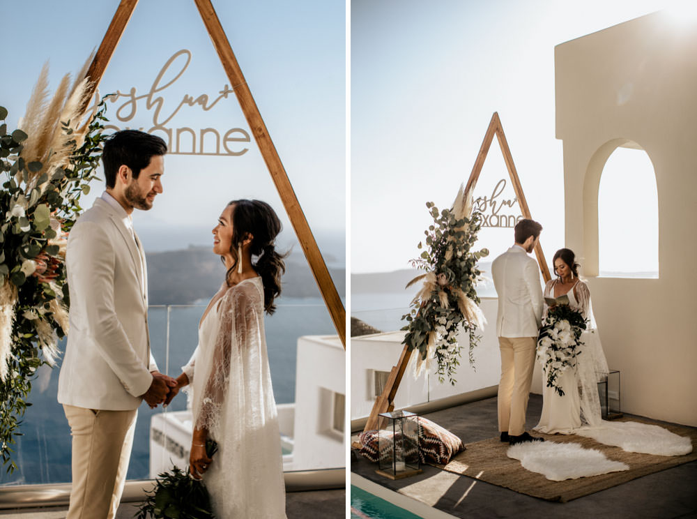 Santorini Elopement Photographer Videographer