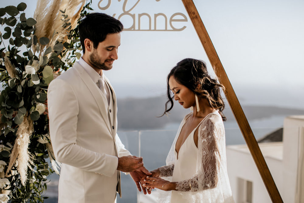 Santorini Elopement Photographer Videographer