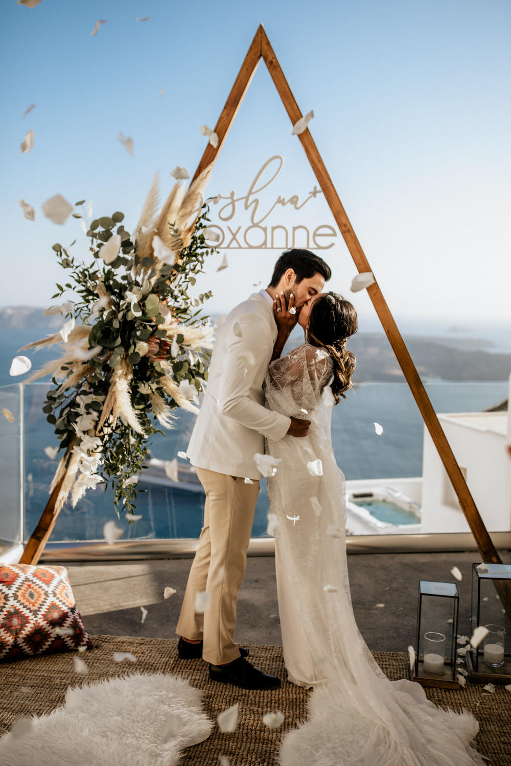 Santorini Elopement Photographer Videographer