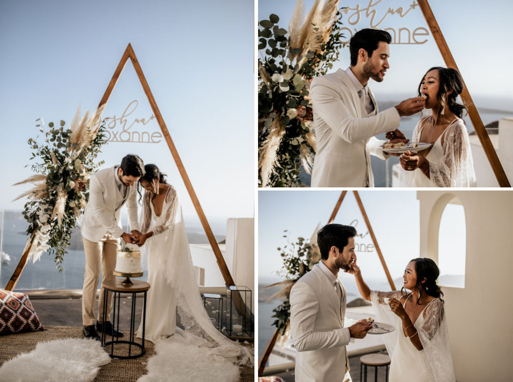 Santorini Elopement Photographer Videographer