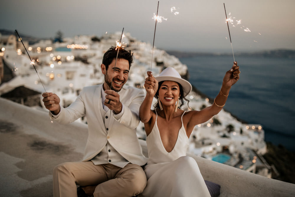 Santorini Elopement Photographer Videographer