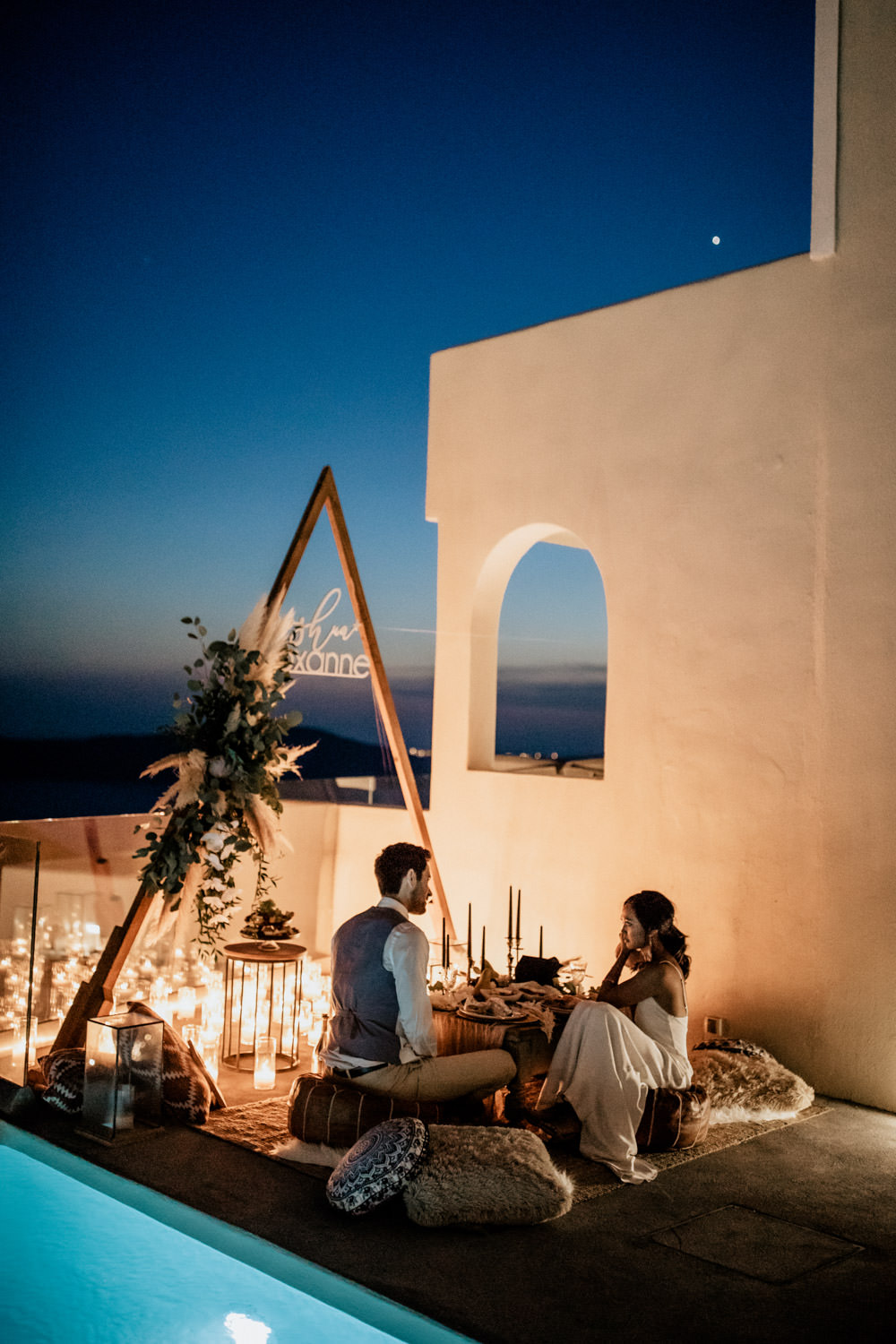 Santorini Elopement Photographer Videographer