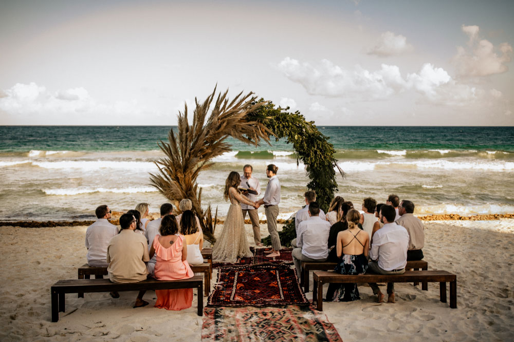 beach wedding tulum mexico