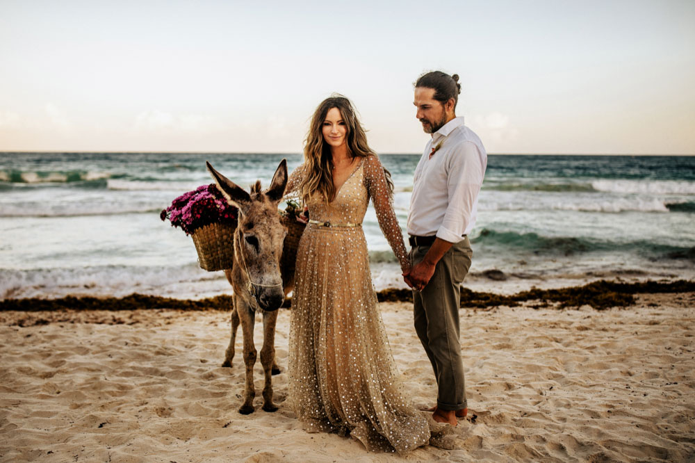 nest tulum beach wedding photographer