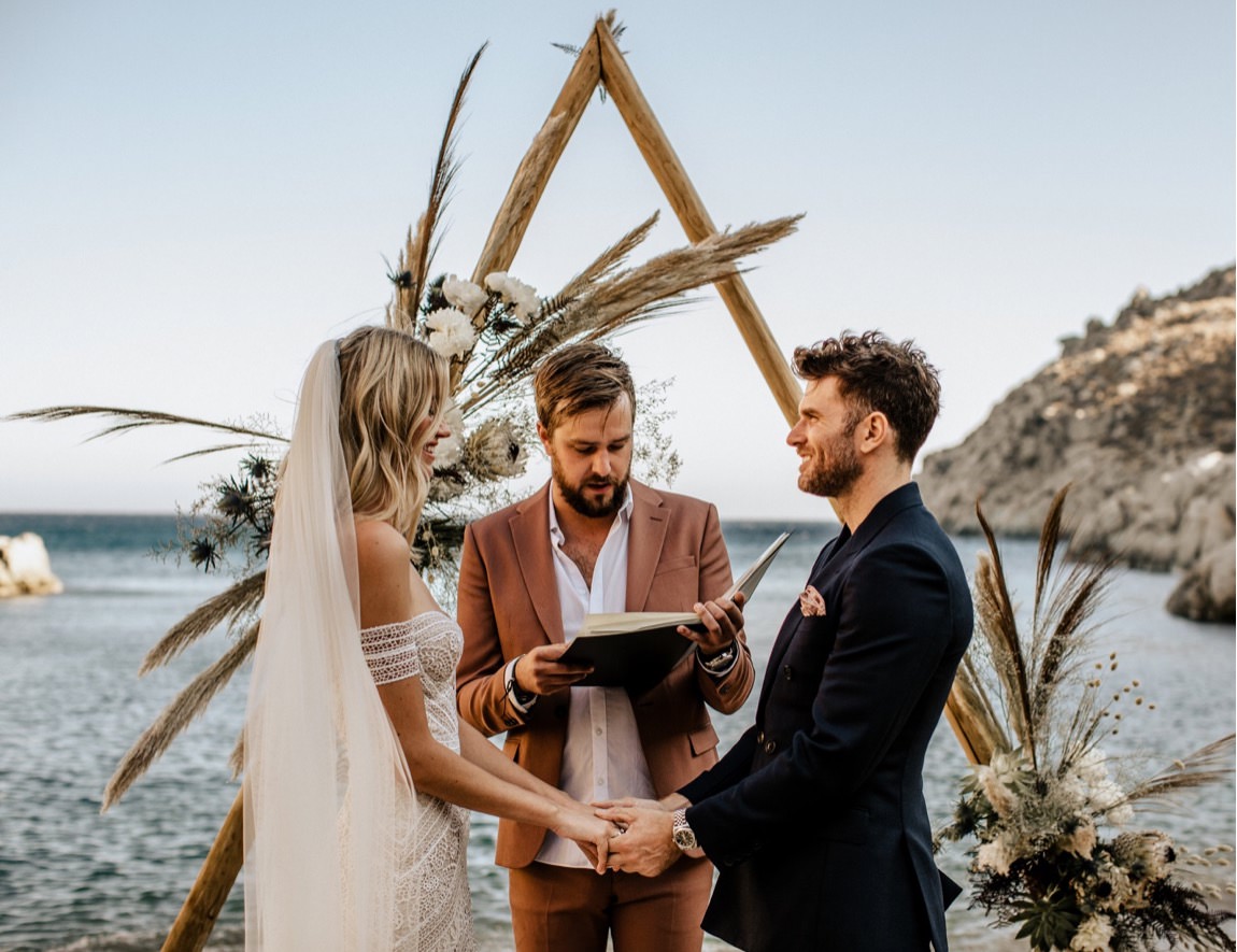 intimate wedding Mykonos