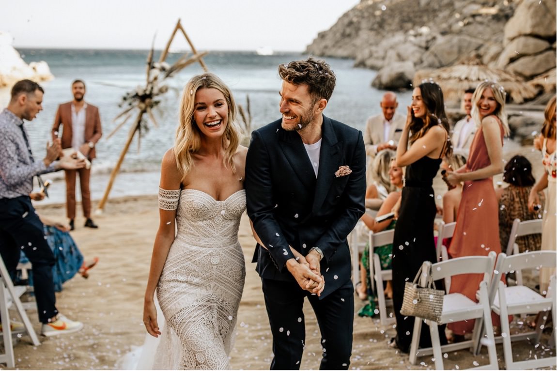 intimate wedding greek island photographer mykonos