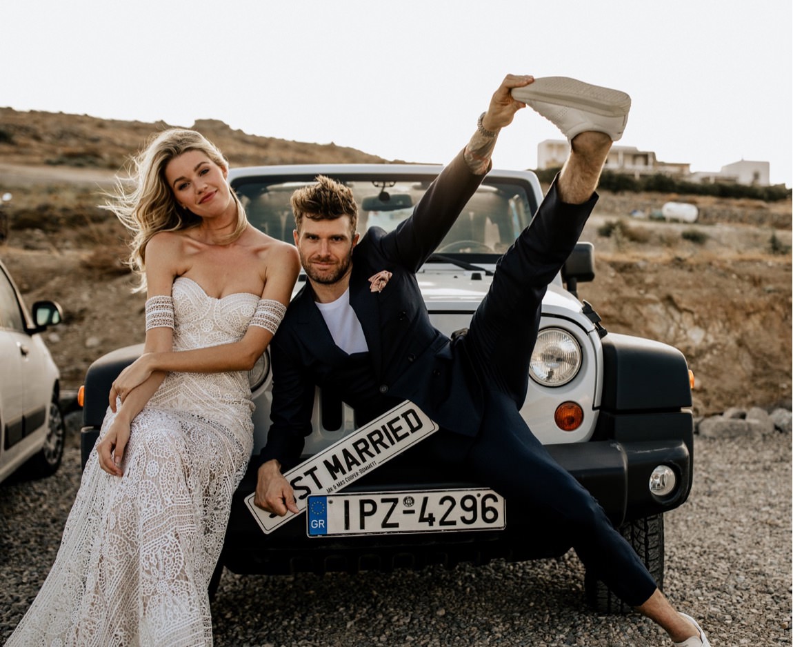 intimate wedding greek island photographer mykonos
