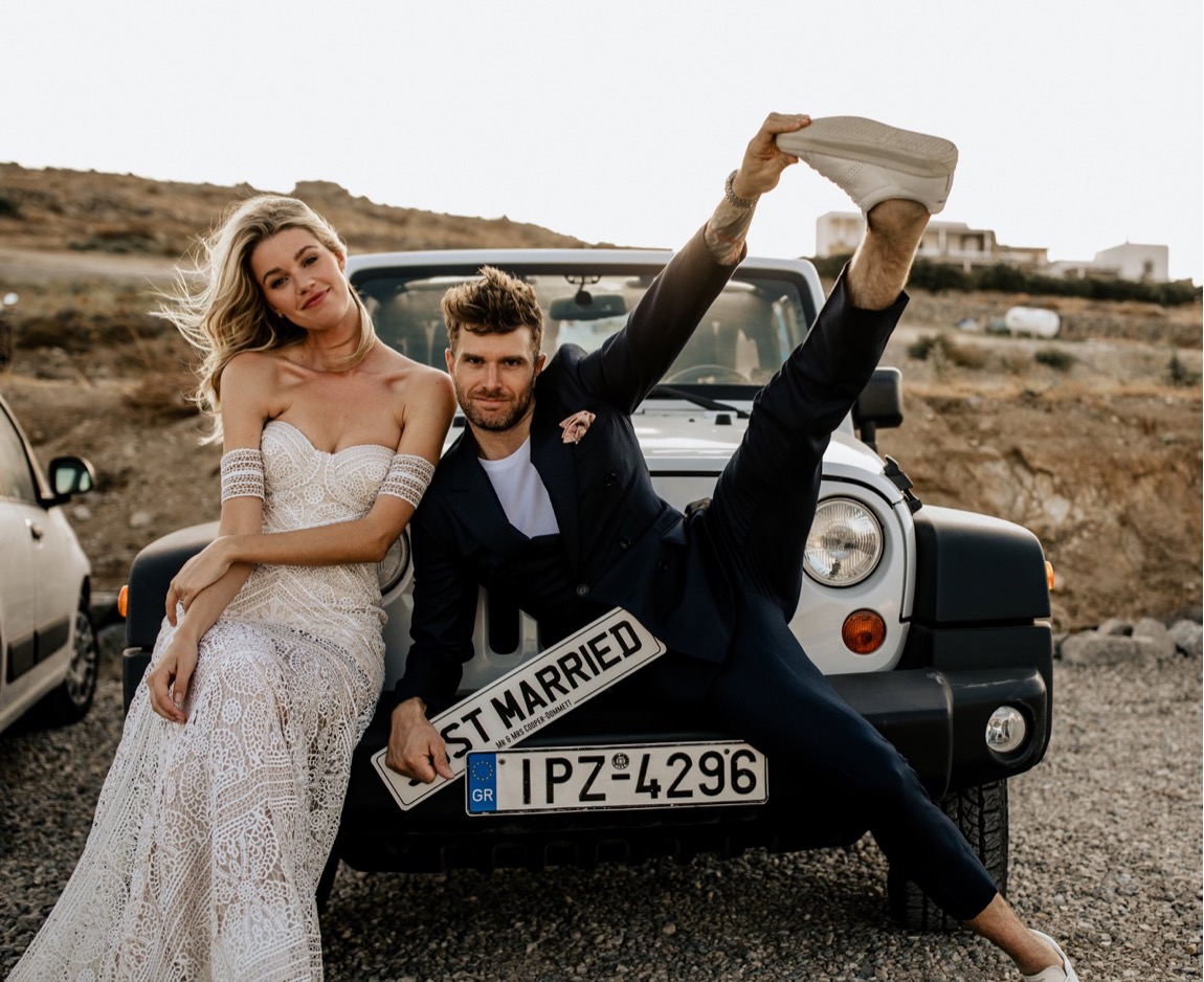 intimate wedding greek island photographer mykonos intime Hochzeit Mykonos Fotograf