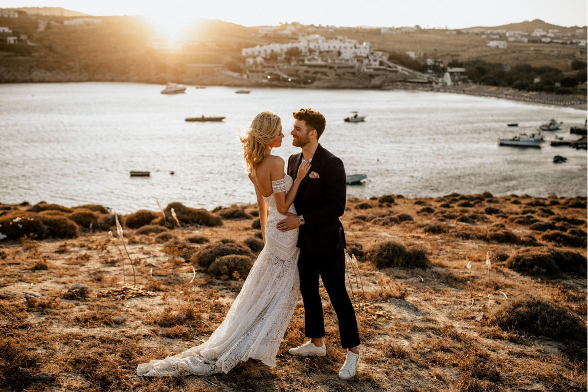 intimate wedding Mykonos