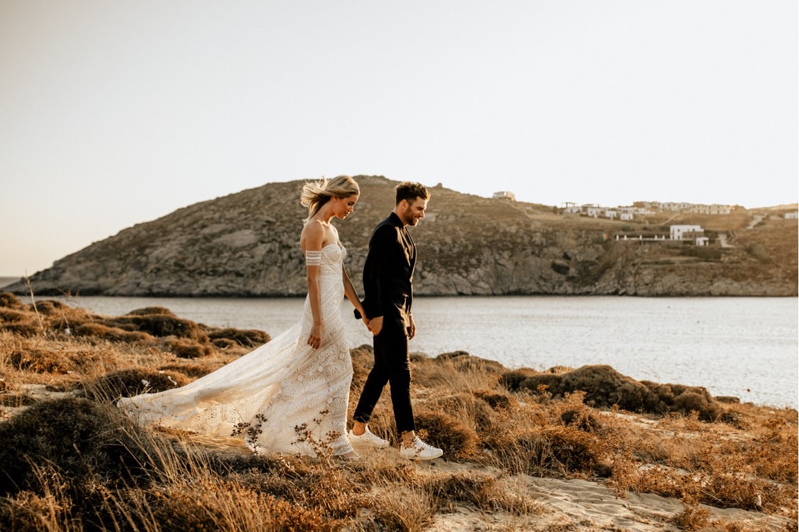 intimate wedding Mykonos