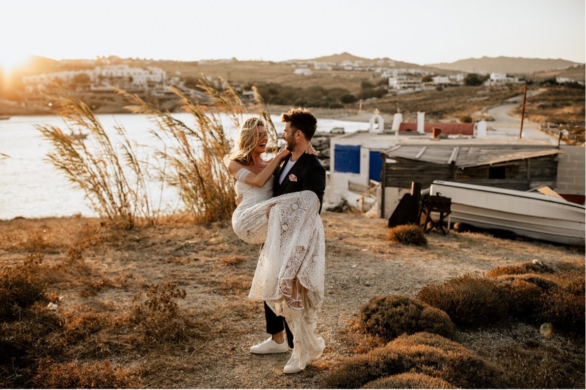 intimate wedding Mykonos