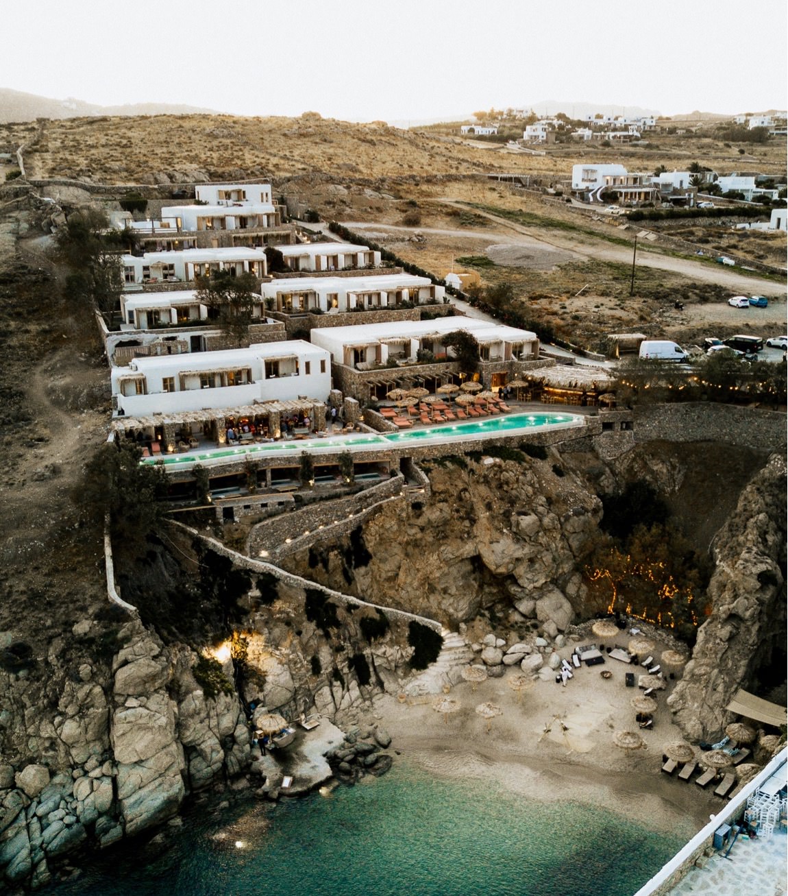 intimate wedding greek island photographer mykonos the wild hotel