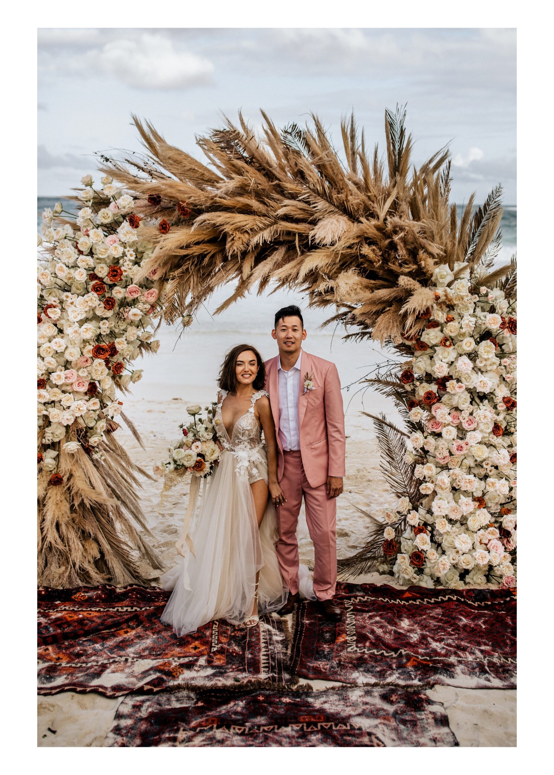 Casa Malca Wedding Beach Ceremony Tulum Photographer