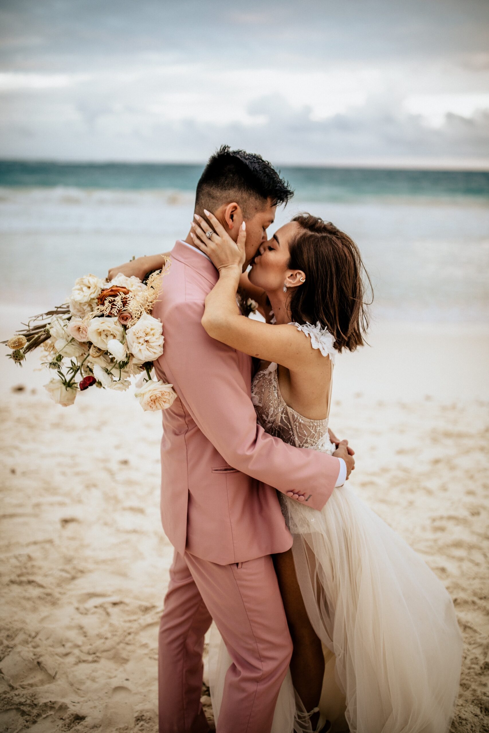 Casa Malca Wedding Beach Ceremony Tulum Photographer