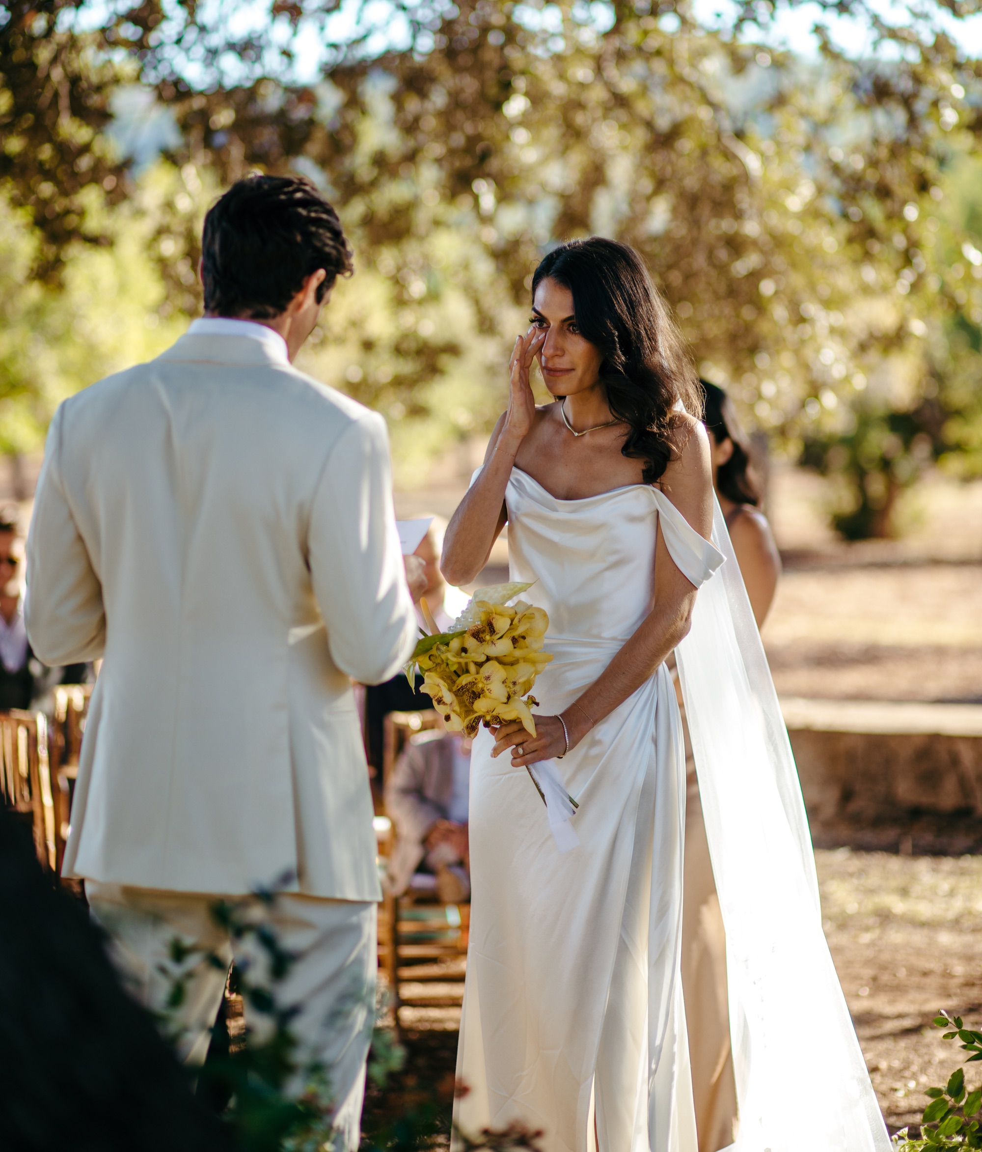 Mallorca Wedding emotional ceremony