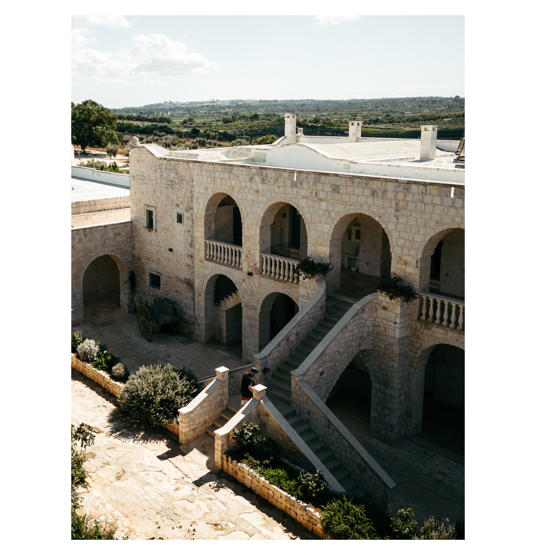 Masseria Grieco drone shot