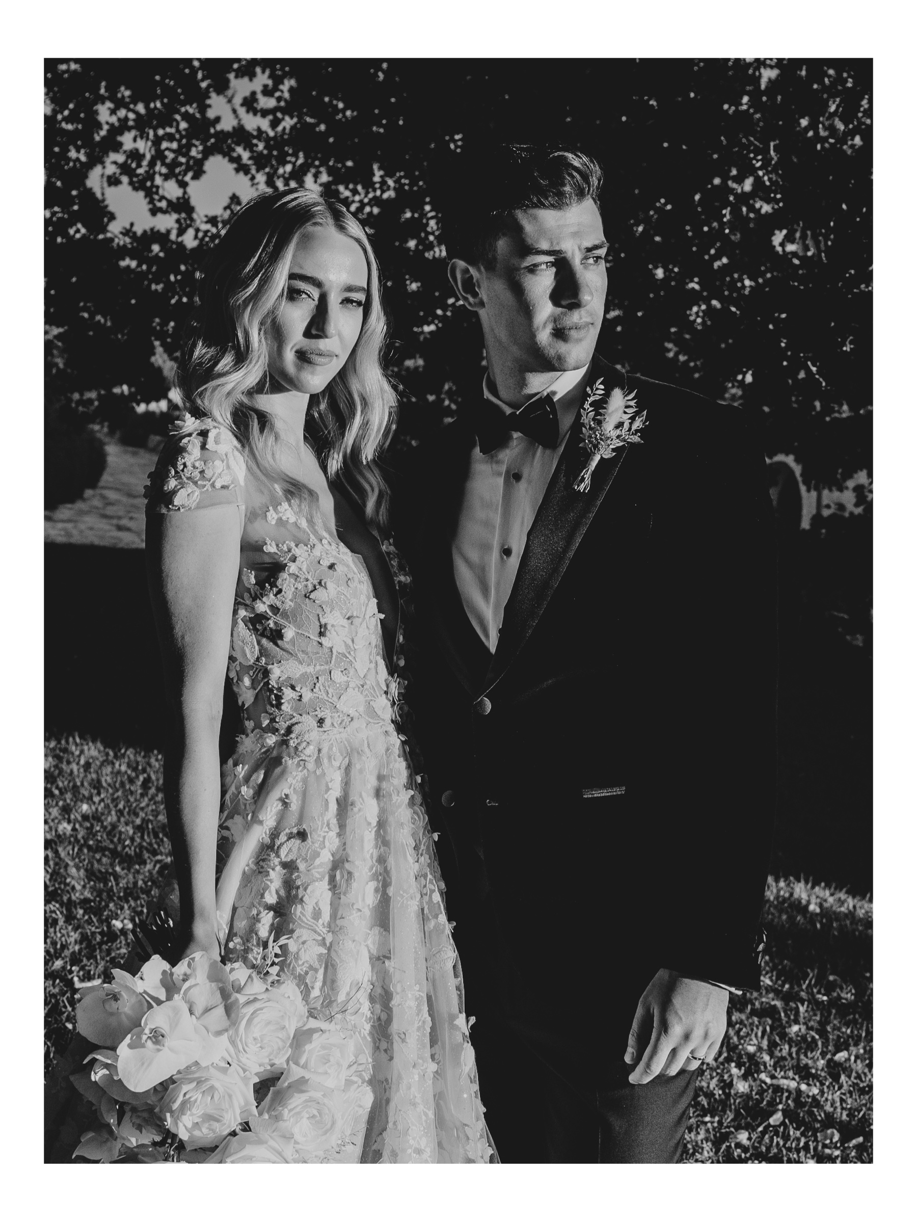 black and white image of a wedding in Puglia 