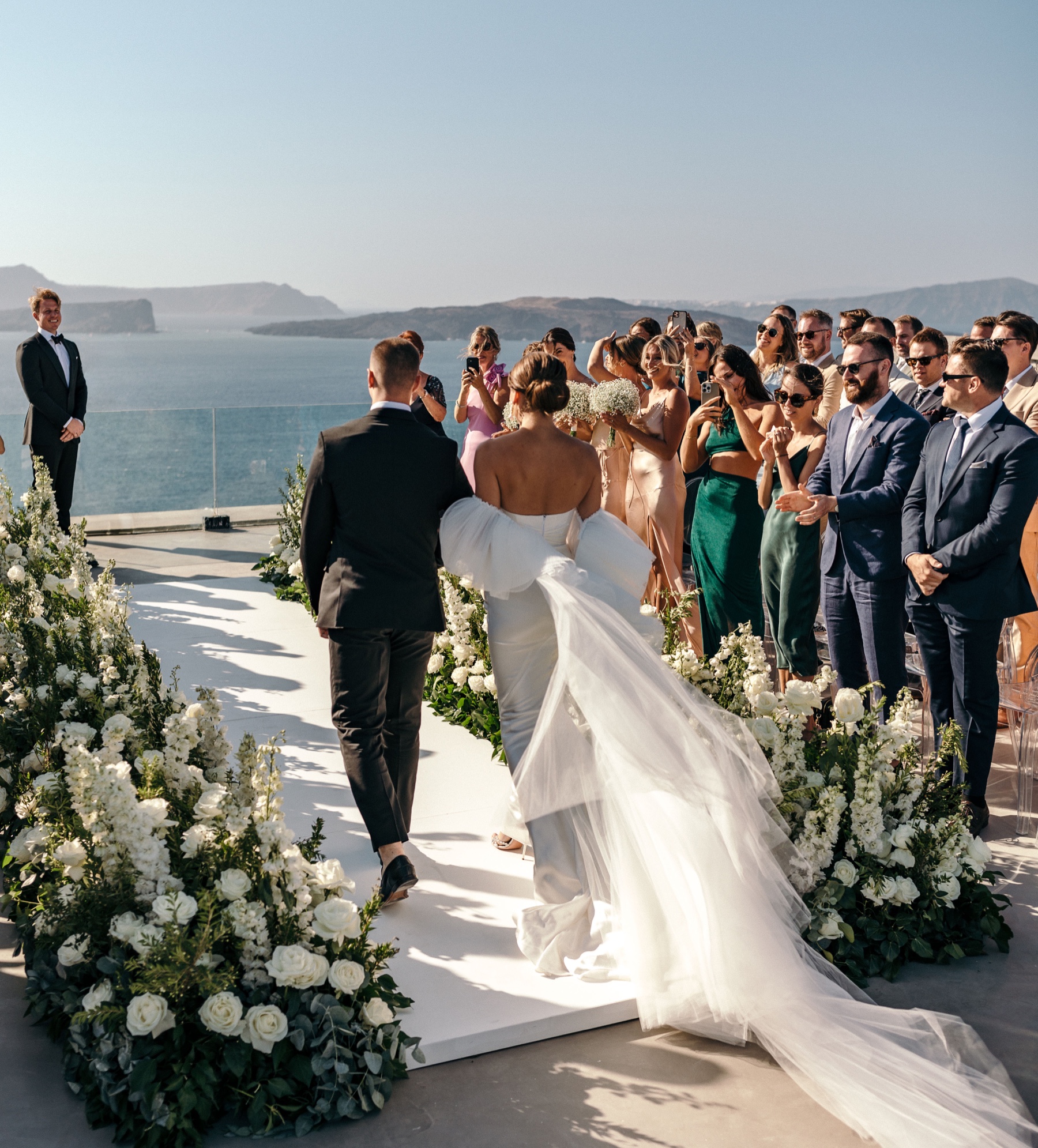 Santorini wedding Cavo Ventus